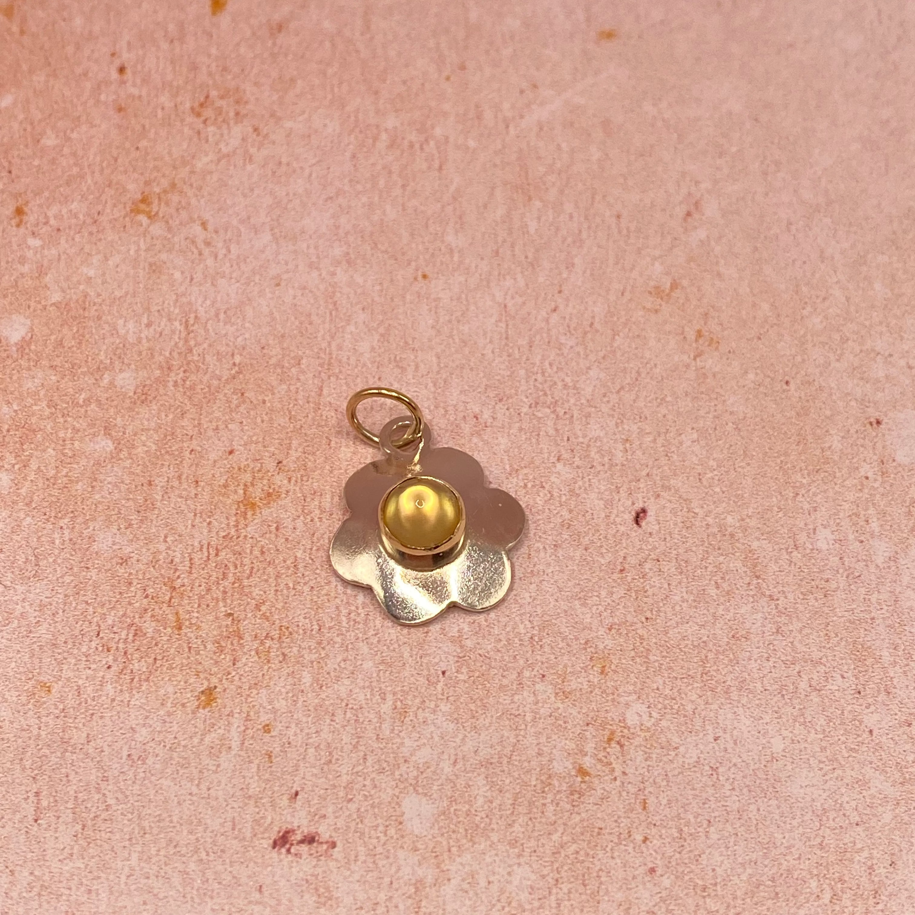 Citrine in Silver & Gold Pendant Bluehill Bloom Collection