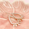 Handmade Kinetic Sterling Silver Paddle Earrings