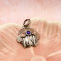 Handmade Tanzanite & Pink Tourmaline Floral Pendant