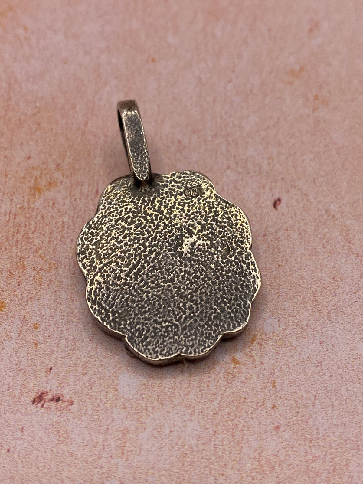 Handmade Floral Amethyst & Tourmaline Silver Pendant