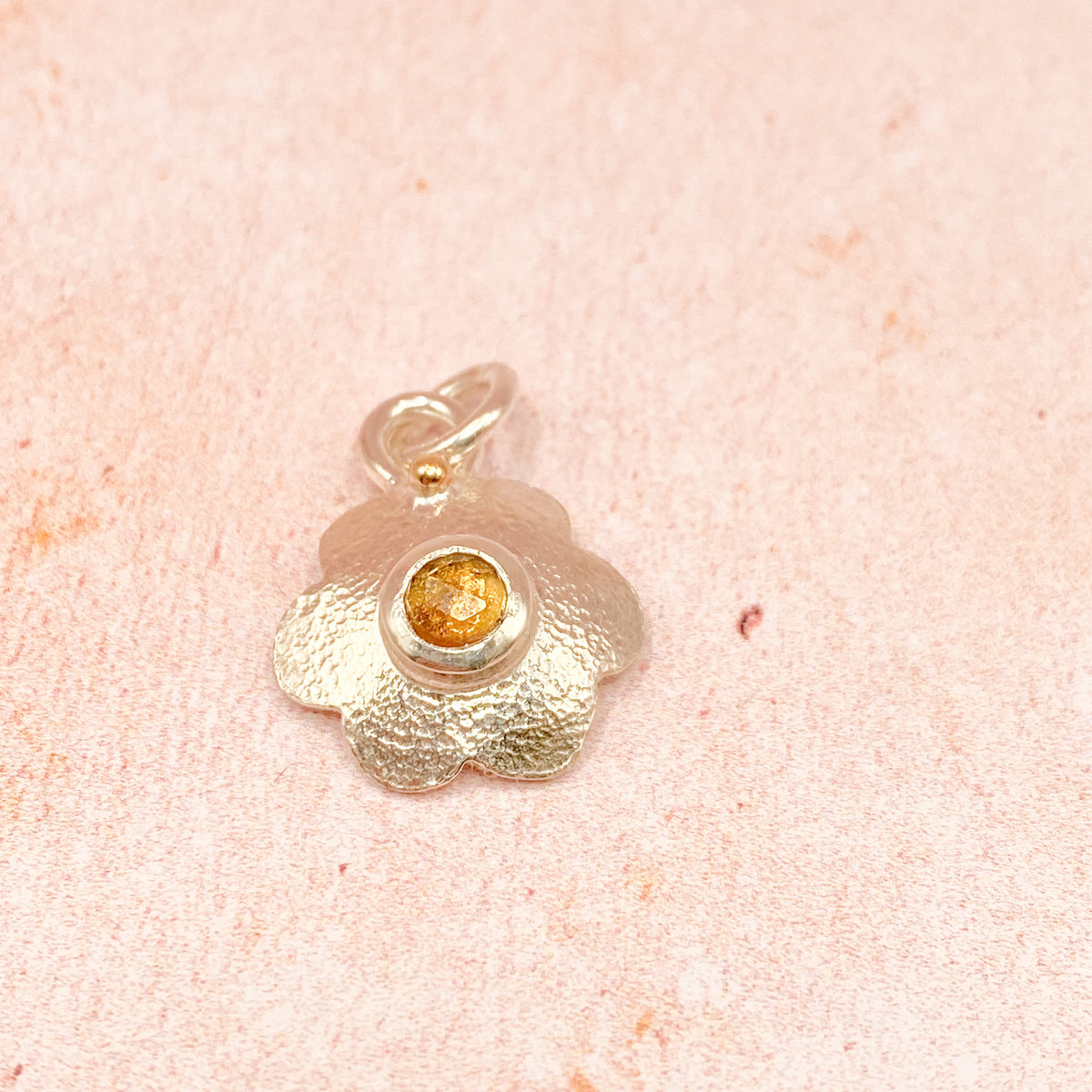 Bluehill Bloom Yellow Tourmaline Flower Pendant