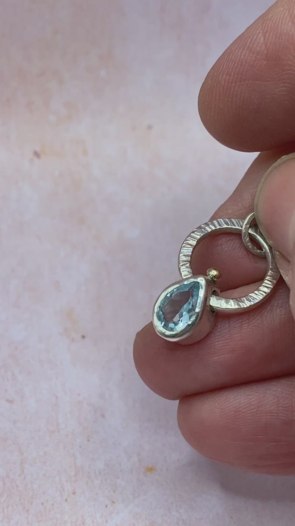 Topaz Fidget pendant
